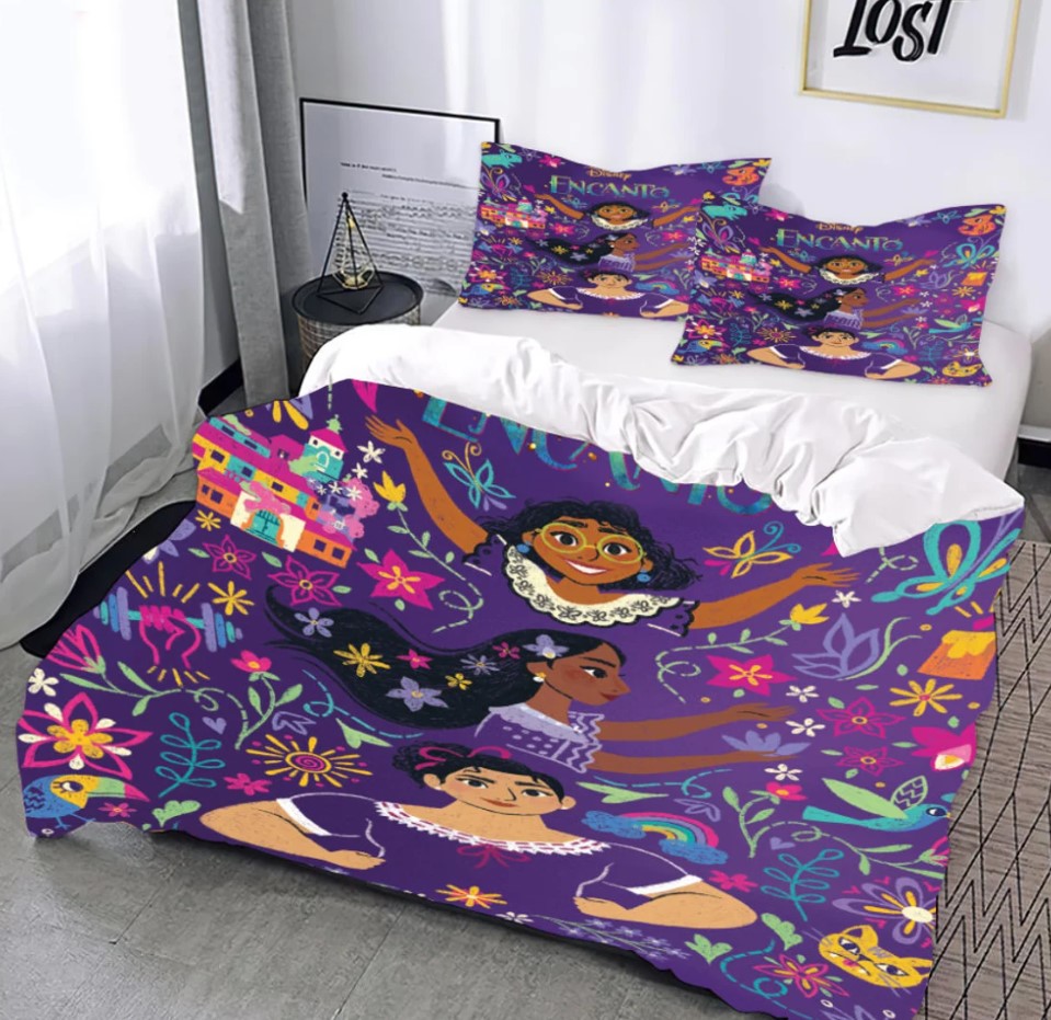 Personalized Disney Encanto Bedding Set Encanto Movie Birthday Kid Bedding Set Gift Ideas Encanto Family Bedding Set Encanto Fan Gift